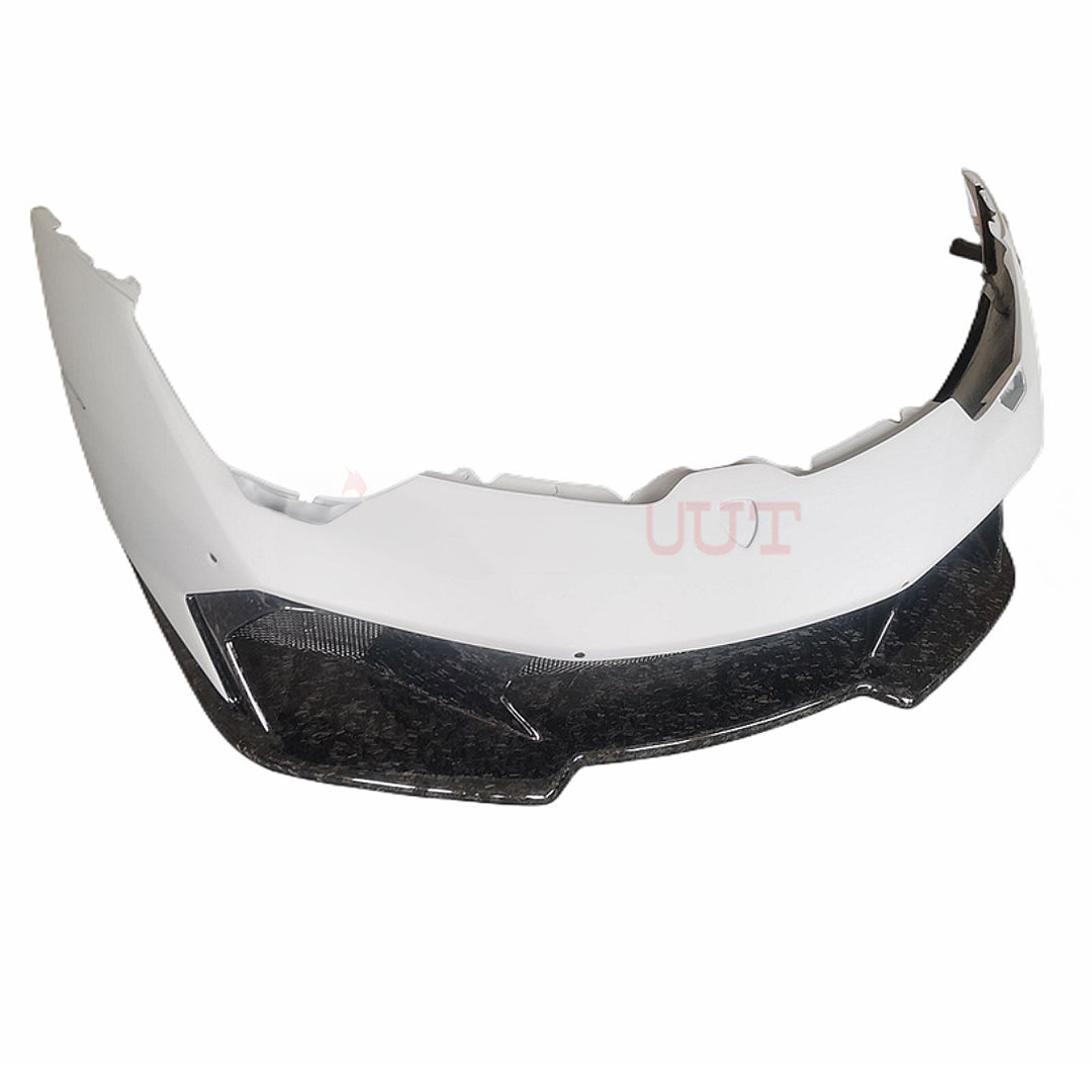 VRS Style Carbon Fiber Front Bumper for Lamborghini Huracan LP580 LP610 EVO Tecnica