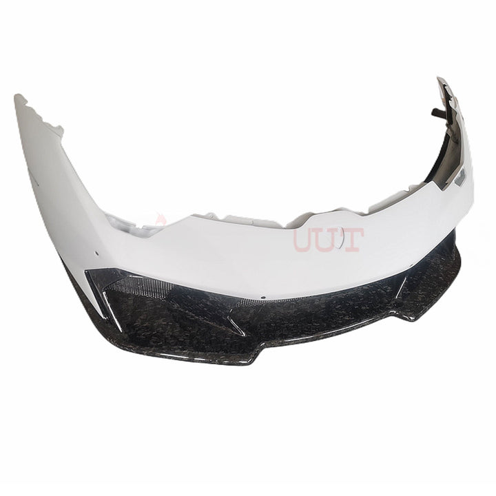 VRS Style Carbon Fiber Front Bumper for Lamborghini Huracan LP580 LP610 EVO Tecnica