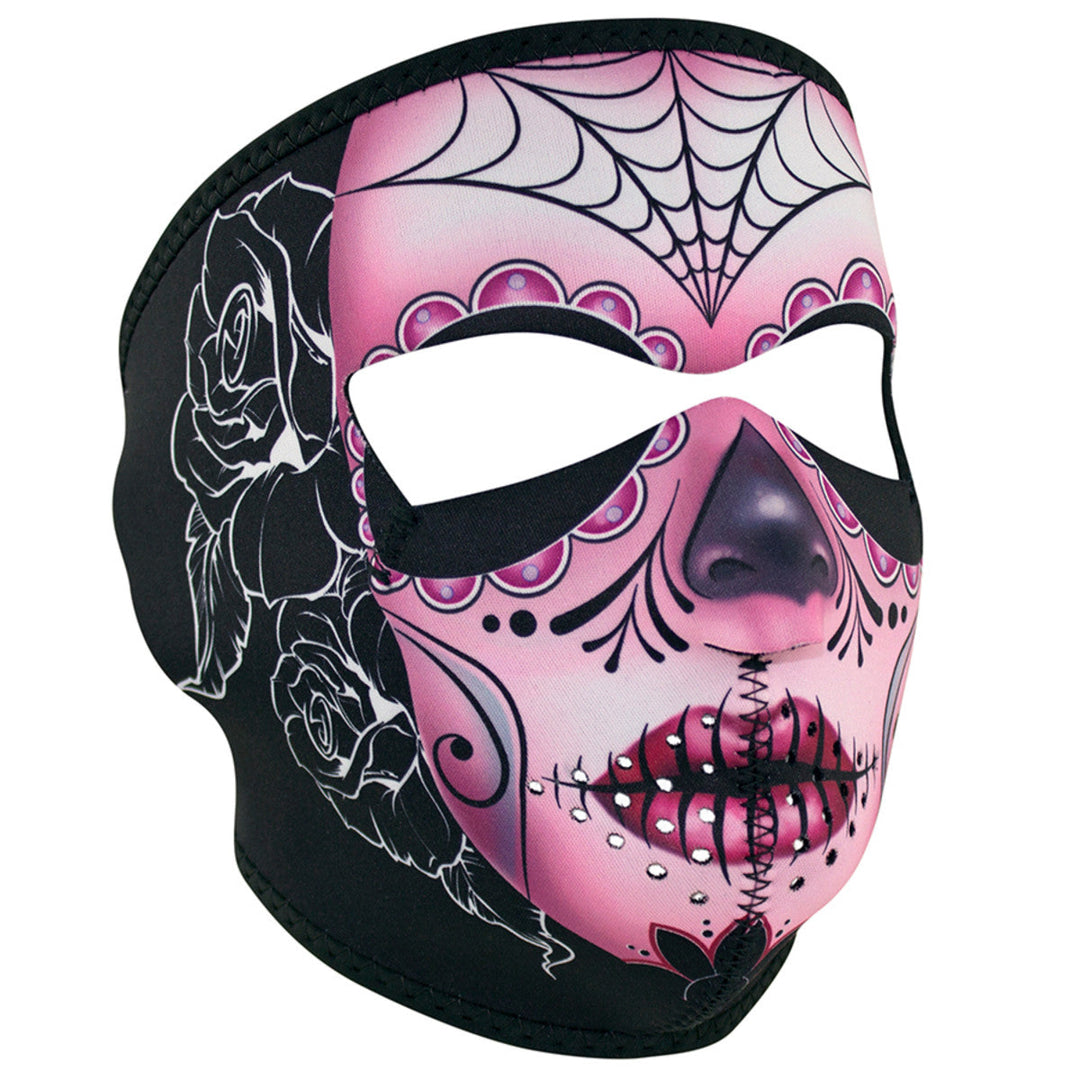 ZAN HEADWEAR Full Mask Neoprene Sugar Skull-WNFM082
