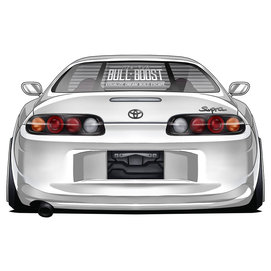 Bull Boost Visualize Vinyl Window Sticker Decals