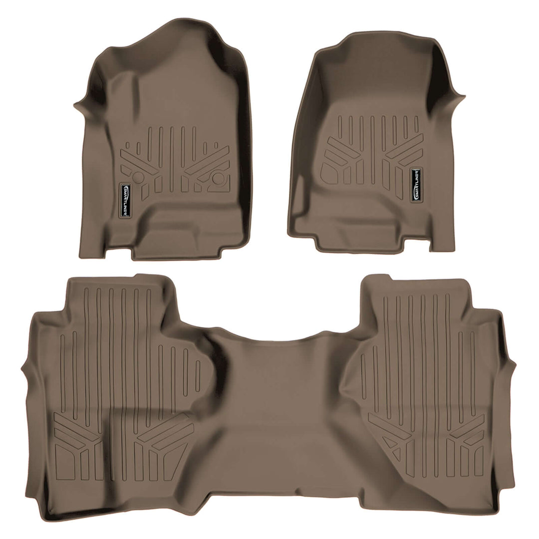 SMARTLINER Floor Liners for Double Cab 2019 Chevrolet Silverado 1500 LD (No OTH)