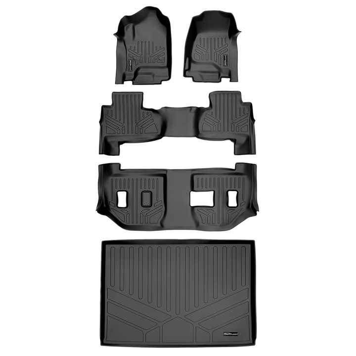 SMARTLINER Floor Liners for 2015-2020 Suburban / Yukon XL ((2nd Row Bench))