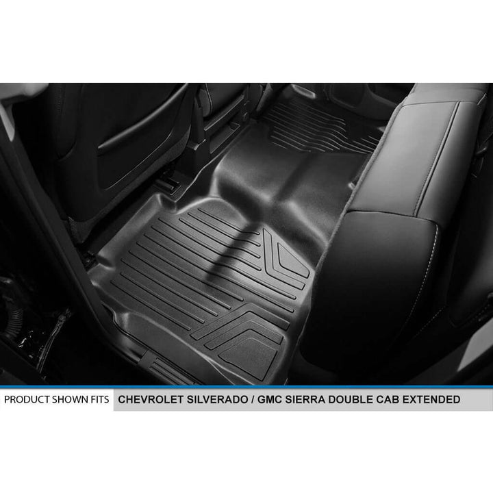 SMARTLINER Floor Liners for Double Cab 2019 Chevy Silverado 1500 LD (OTH)