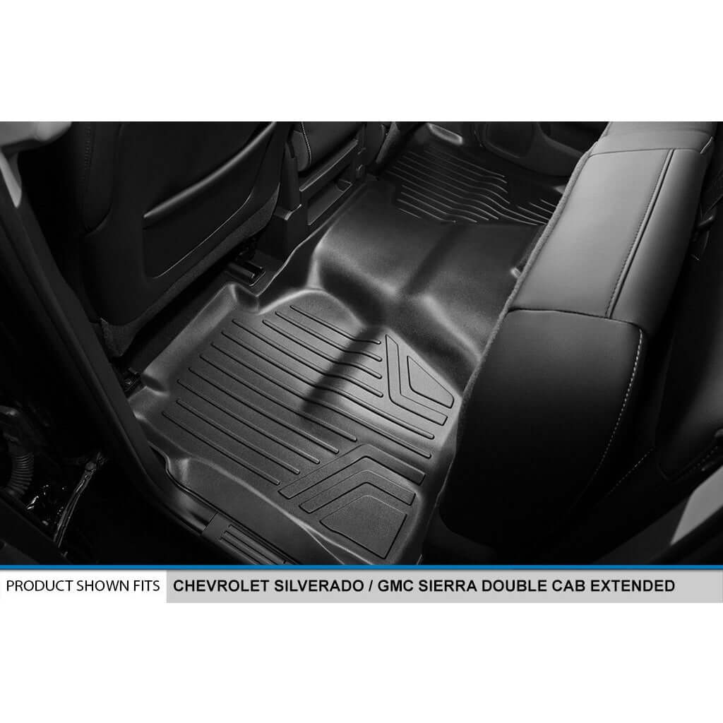 SMARTLINER Floor Liners for Double Cab 2019 Chevrolet Silverado 1500 LD (No OTH)