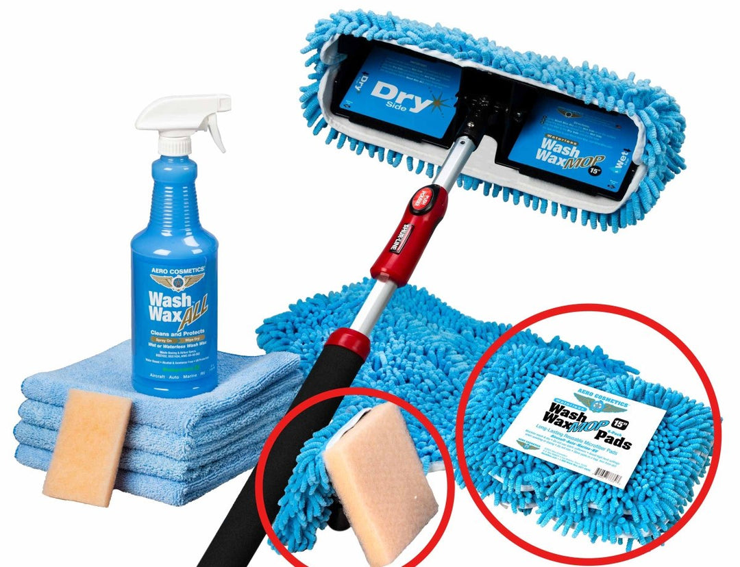 Basic Waterless Mop Kit 15" for RVs & Aircraft
