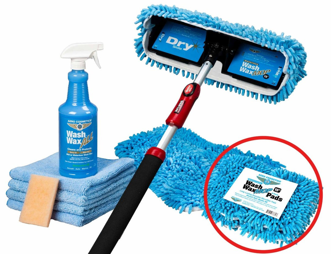 Basic Waterless Mop Kit 15" for RVs & Aircraft