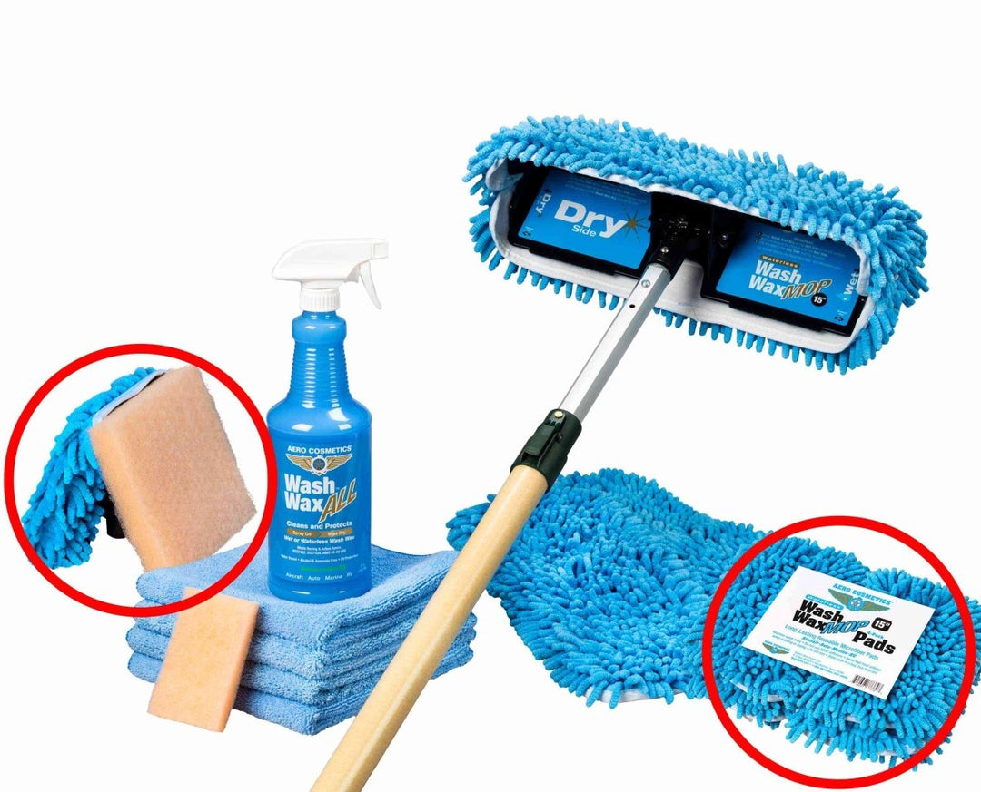 Basic Waterless Mop Kit 15" for RVs & Aircraft