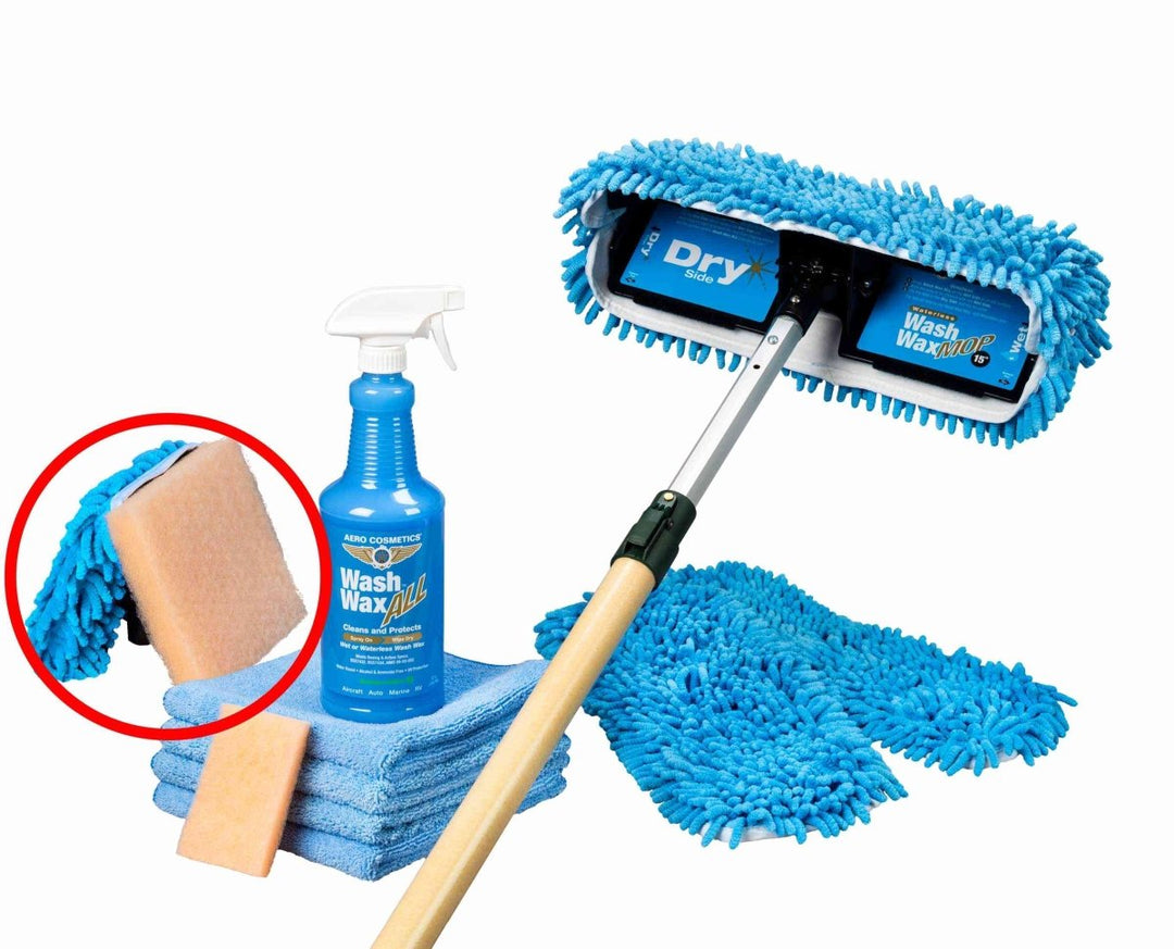 Basic Waterless Mop Kit 15" for RVs & Aircraft
