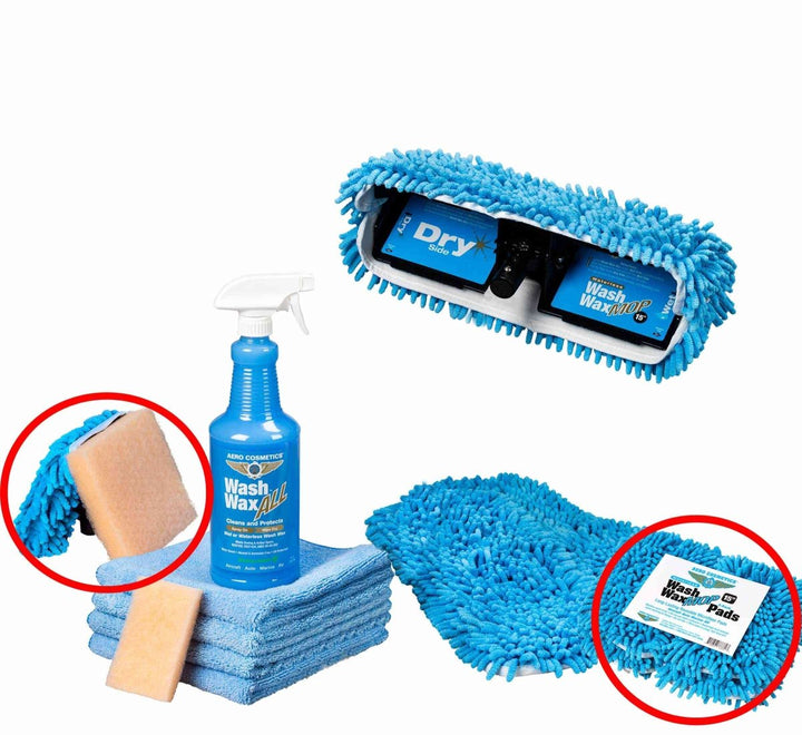 Basic Waterless Mop Kit 15" for RVs & Aircraft
