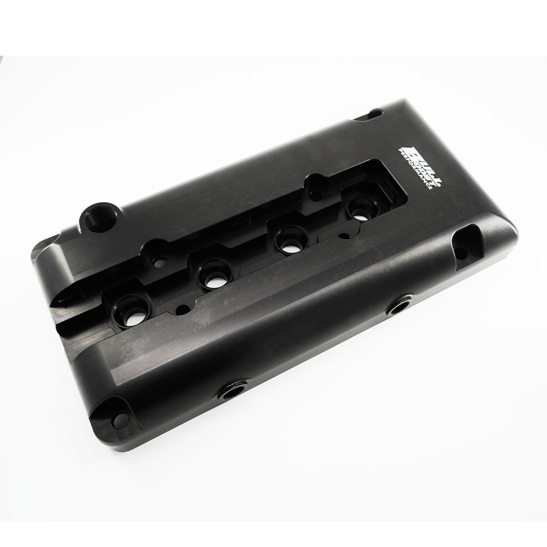Billet B Series Vented Valve Cover Baffle B16 B18 AN10 For Honda Acura DOHC Vtec