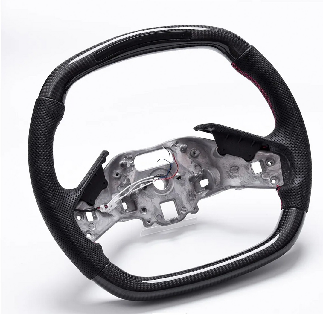 OEM Carbon Fiber LED Heated Steering Wheel for Chevrolet Corvette C8 Z51 Z06