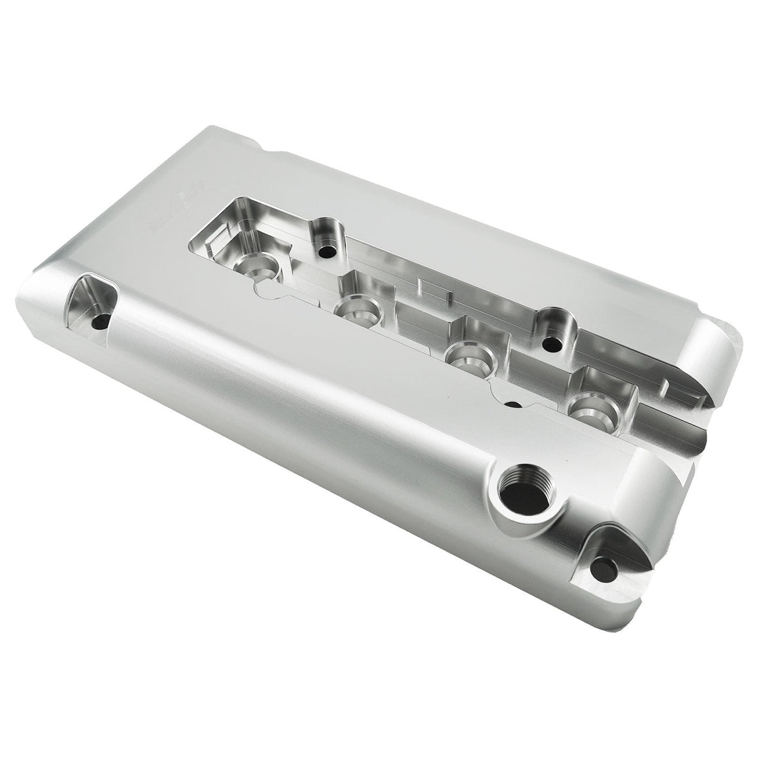 Billet B Series Vented Valve Cover Baffle B16 B18 AN10 For Honda Acura DOHC Vtec