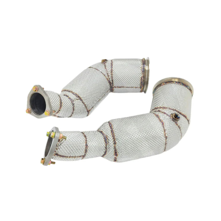 Catless High Flow 304 Stainless Exhaust Downpipe for Audi RS6 RS7 C8 4.0TT