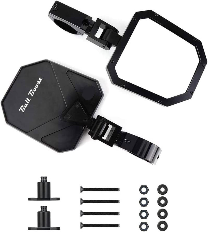 Side Mirrors Can Am Maverick X3 Premium Aluminum w/ Direct & 1.875" Roll Cage