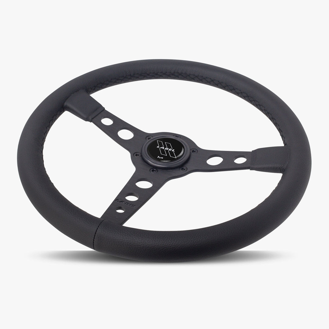 The Daytona | Black Leather | Black Spoke | Black Stitch