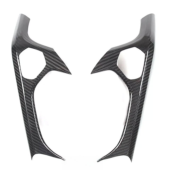 Carbon Fiber Interior Door Grab Handle Cover Trim for Lamborghini Huracan 14-21