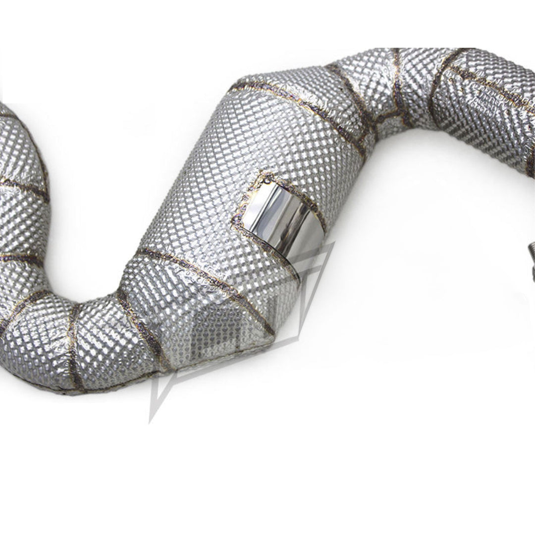 Catted High Flow 304 Stainless Exhaust Downpipe for Audi RS6 C7 4.0TT