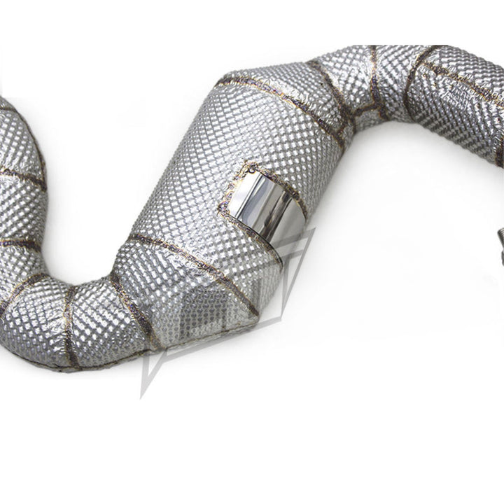 Catted High Flow 304 Stainless Exhaust Downpipe for Audi RS6 C7 4.0TT
