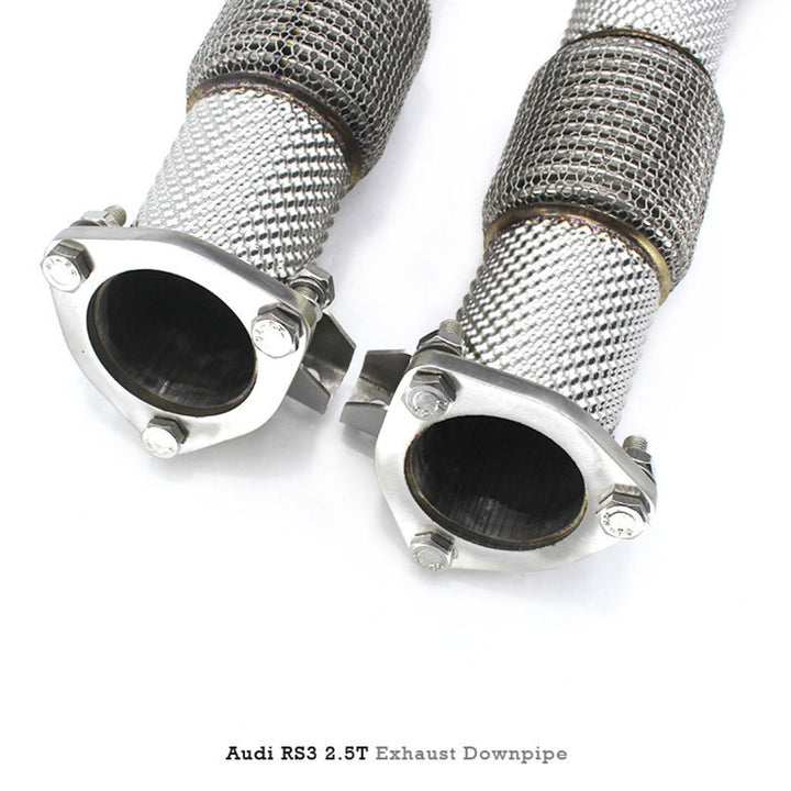 Racing High Flow Stainless Straight Downpipe for Audi RS3 TTRS 2.5T