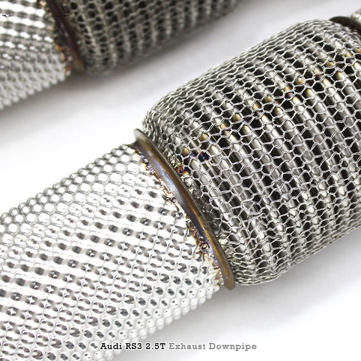 Racing High Flow Stainless Straight Downpipe for Audi RS3 TTRS 2.5T