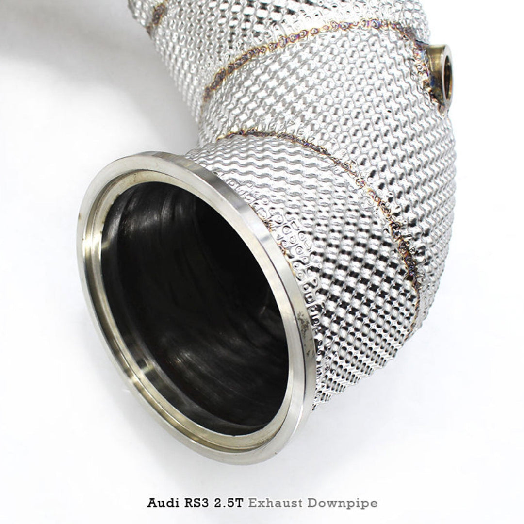 Racing High Flow Stainless Straight Downpipe for Audi RS3 TTRS 2.5T