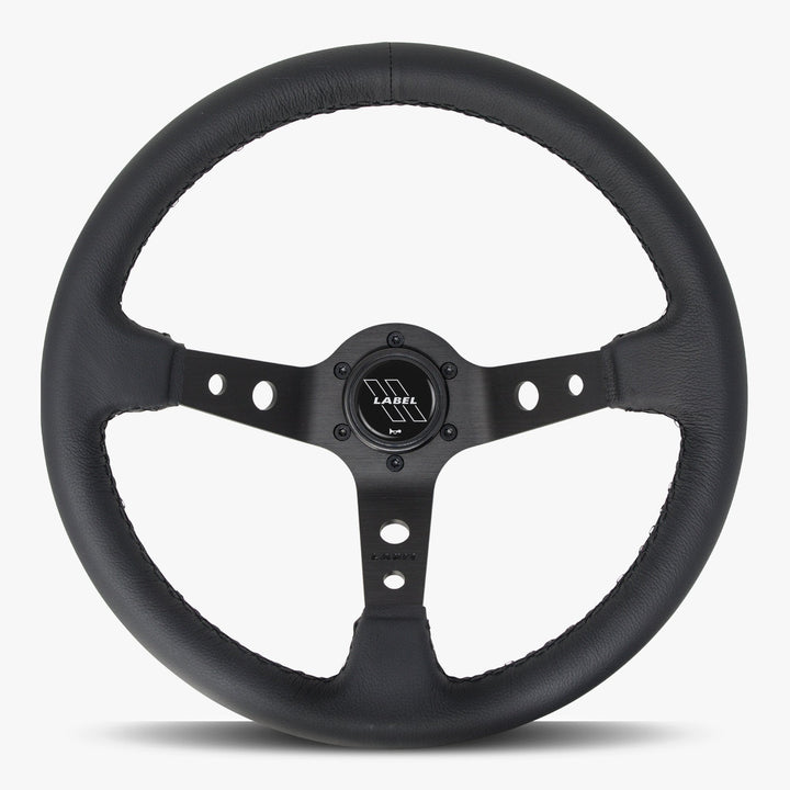 The Daytona | Black Leather | Black Spoke | Black Stitch