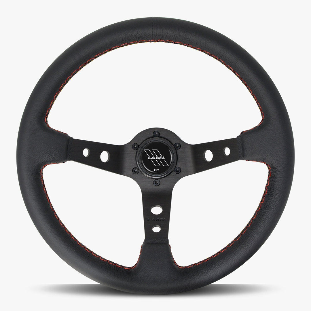 The Daytona | Black Leather | Black Spoke | Euro Stitch