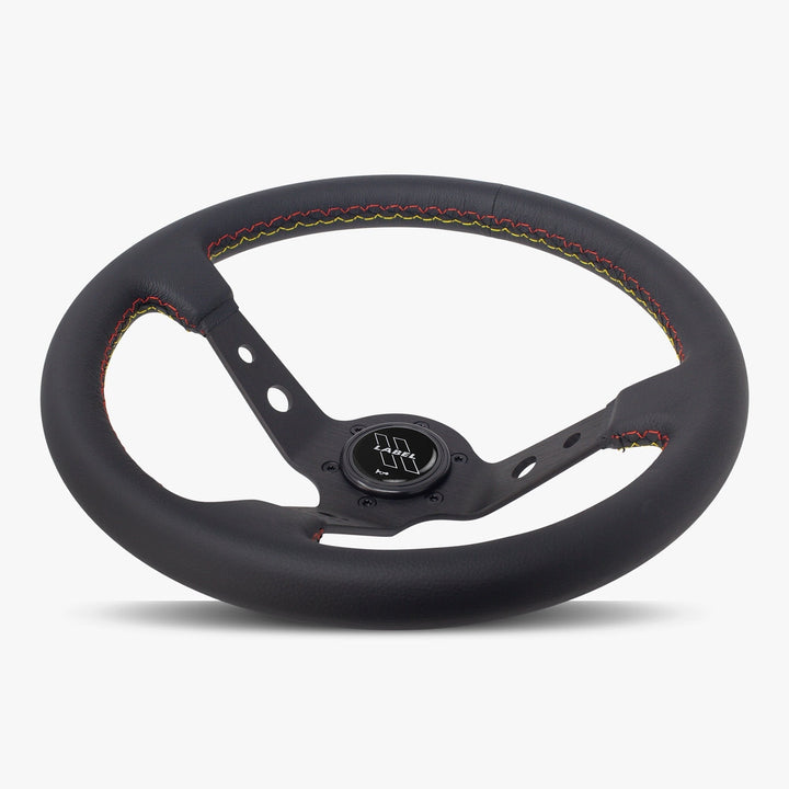 The Daytona | Black Leather | Black Spoke | Euro Stitch