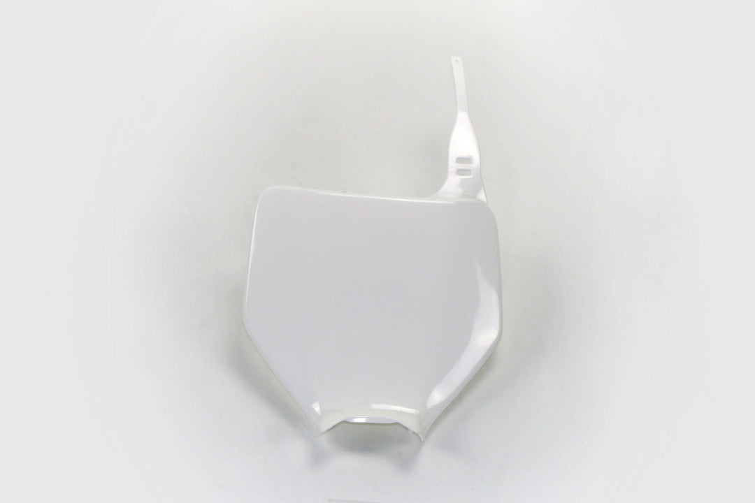 Front Number Plate white for Kawasaki KX 125 (2003-08) - KX 250 (2003-08) - KXF 250 (2004-08) - KXF 450 (2006-08)