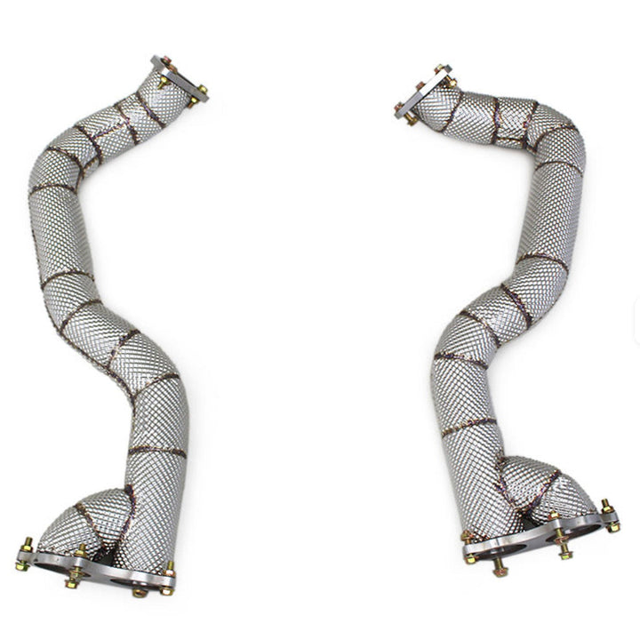 High Flow Exhaust Downpipe for Porsche Cayman 718 GT4 RS 4.0L 2022-2025 Catless