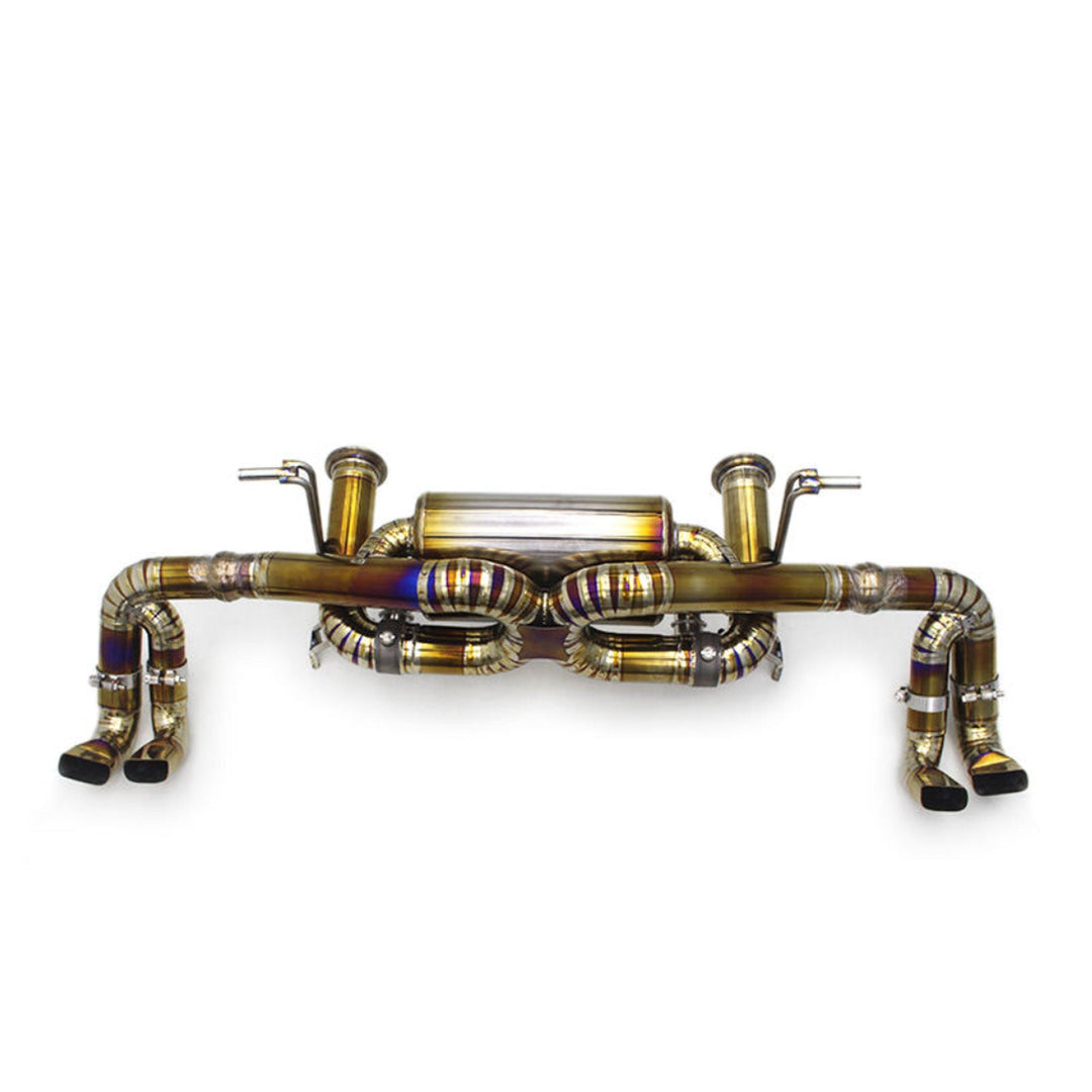 Titanium True F1 Valved Exhaust System for Audi R8 2008–15 Type 42