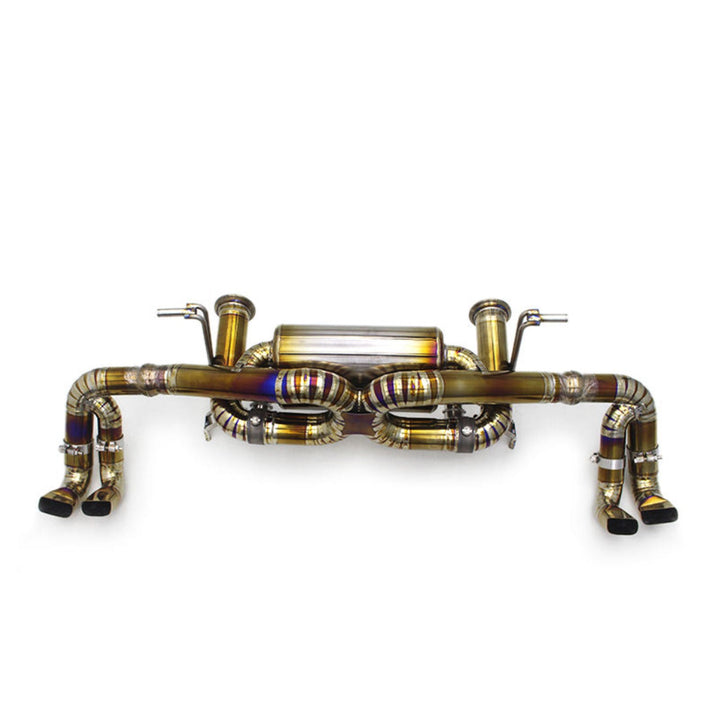 Titanium True F1 Valved Exhaust System for Audi R8 2008–15 Type 42