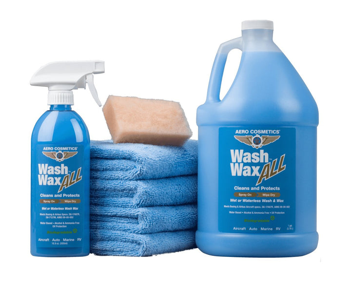 Waterless Car Wash Wax 144oz Kit - Waterless Wash Cleaner and Protectant
