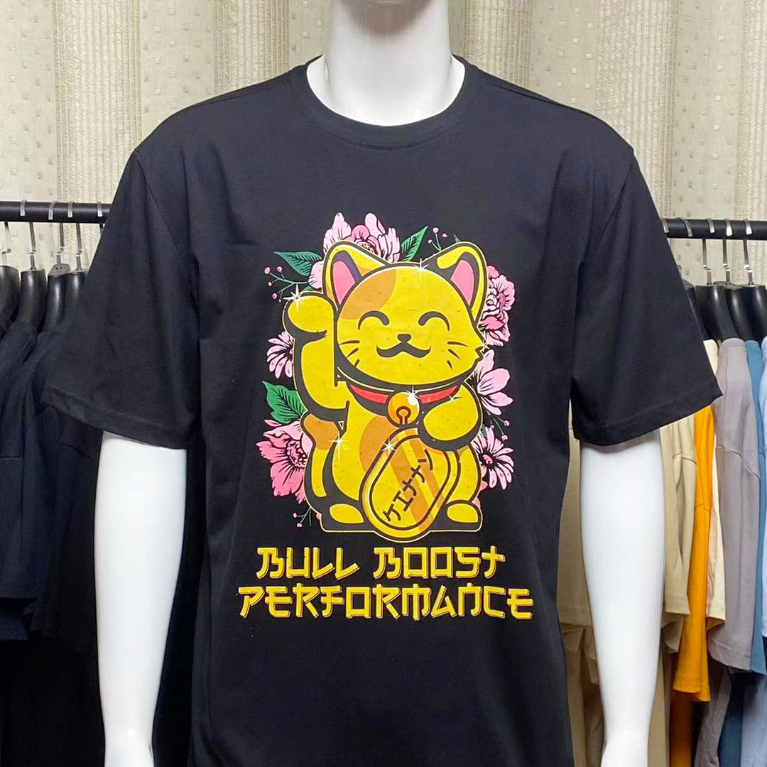 Best of Luck Golden Kitty Regular Heavy Cotton Pre Shrunk Shirt