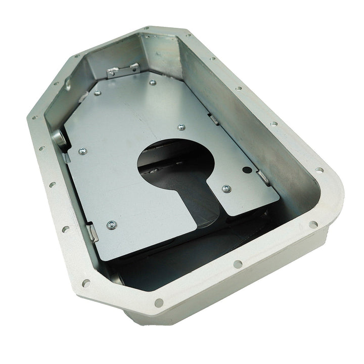 Notched Baffled Turbo Oil Pan -10AN K-Swap K20 K24 Honda Acura EK EG RSX Civic Si