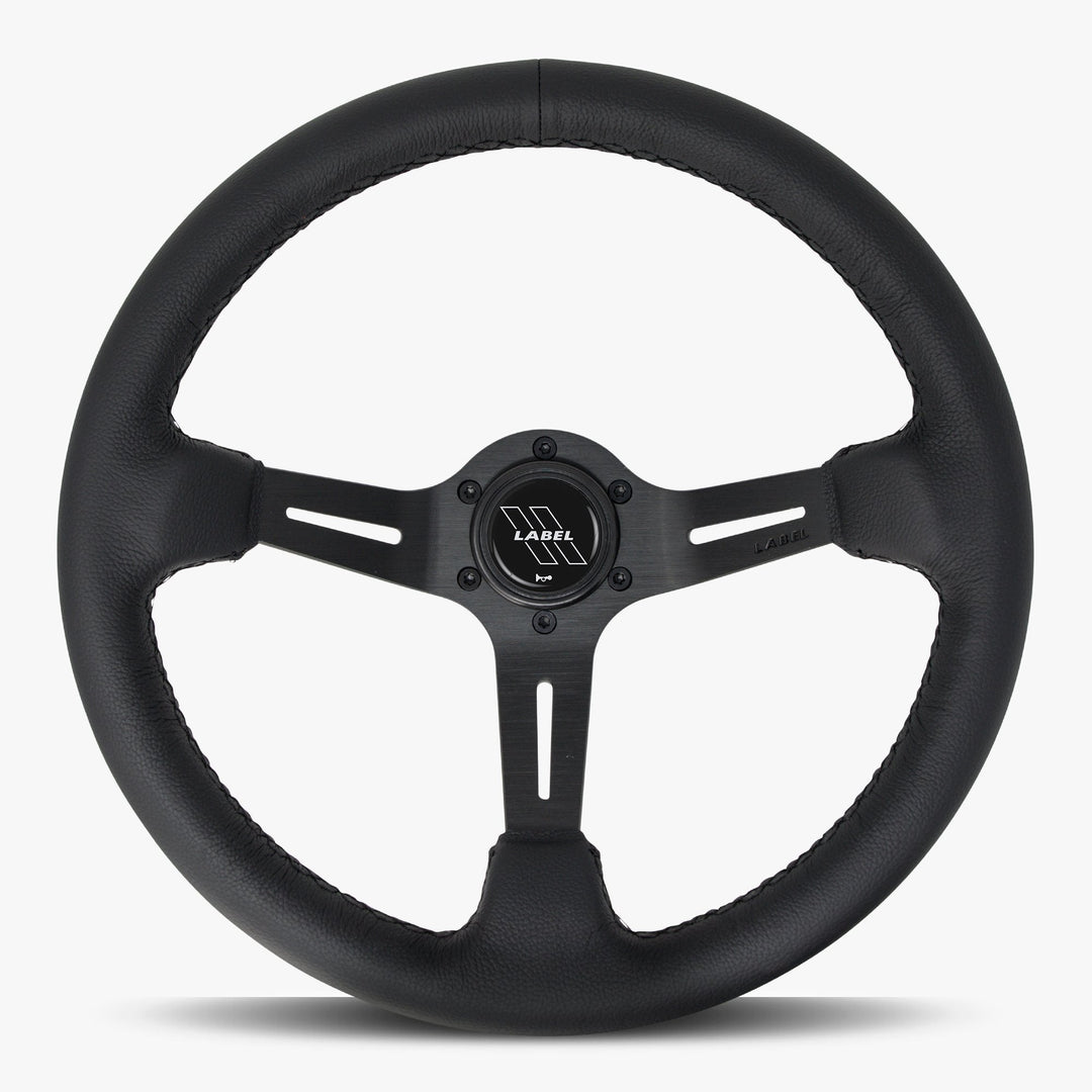 The Le Mans | Black Leather | Black Spoke | Black Stitch