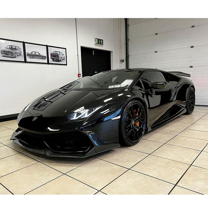 Aggressive Dry Carbon Fiber Front Lip for Lamborghini Huracan LP610