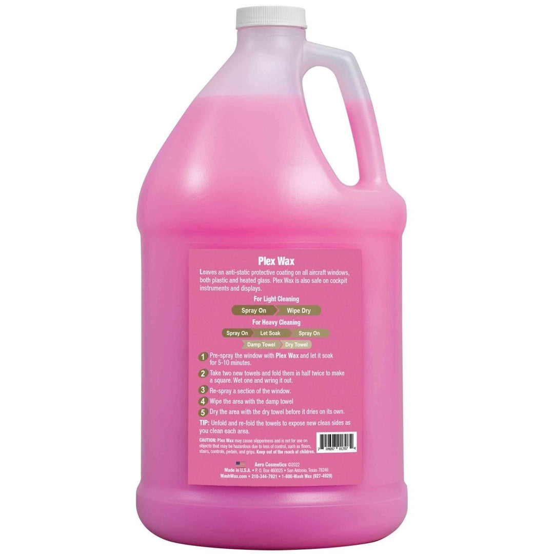 Plex Wax 1 Gallon - Aircraft Window & Instrument Cleaner