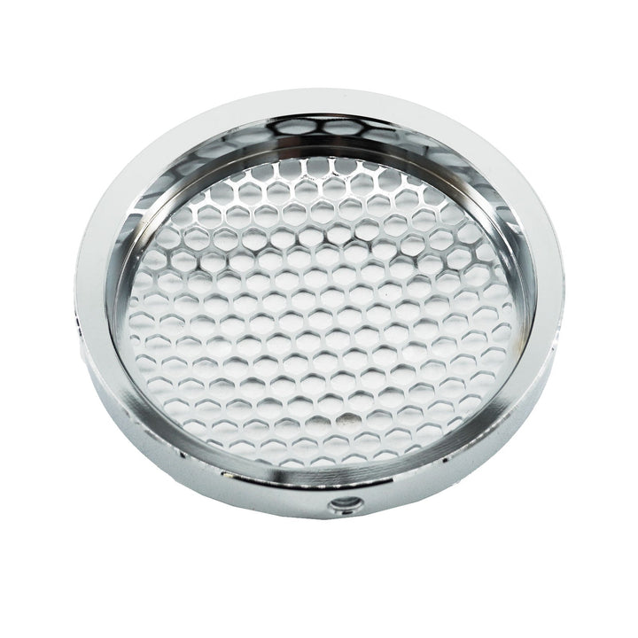 Polished Billet 4" Inch Turbo Inlet Guard Velocity Stack Adapter Bellmouth Intake Hex