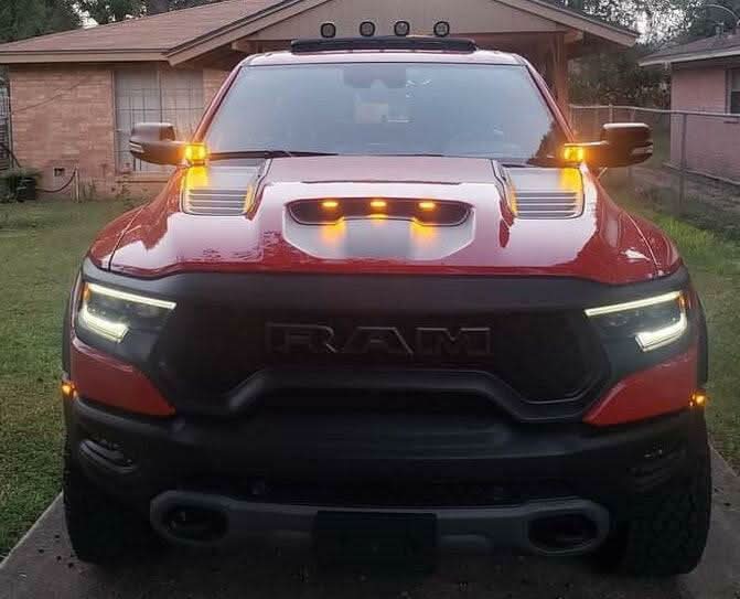 Luces de montaje en capó/luces laterales/pilares para RAM 1500 TRX 2019+