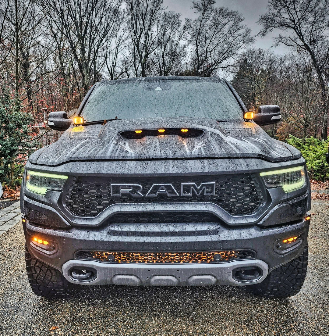 Luces de montaje en capó/luces laterales/pilares para RAM 1500 TRX 2019+