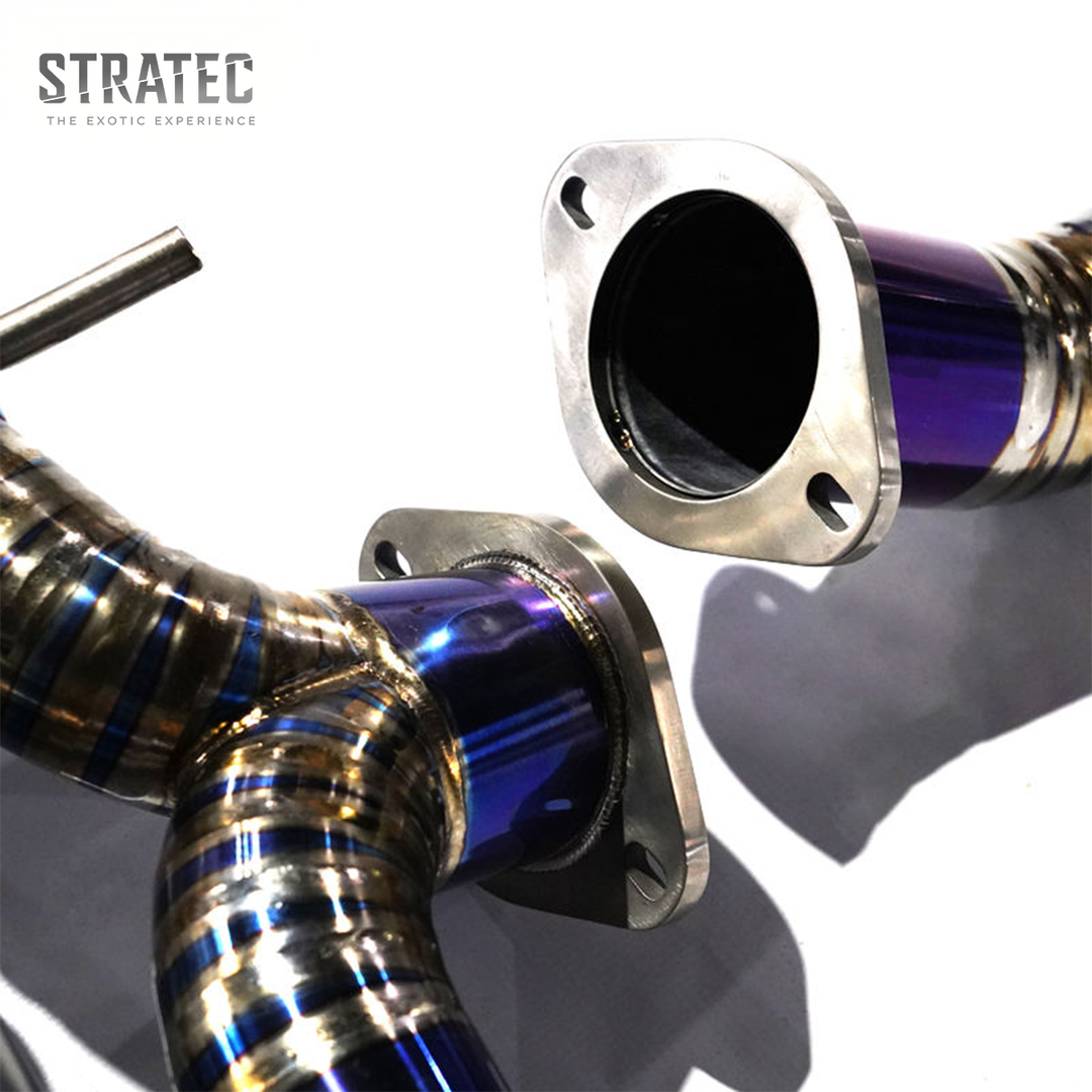 Titanium Catback Exhaust System for Nissan GT‑R 3.8L V6