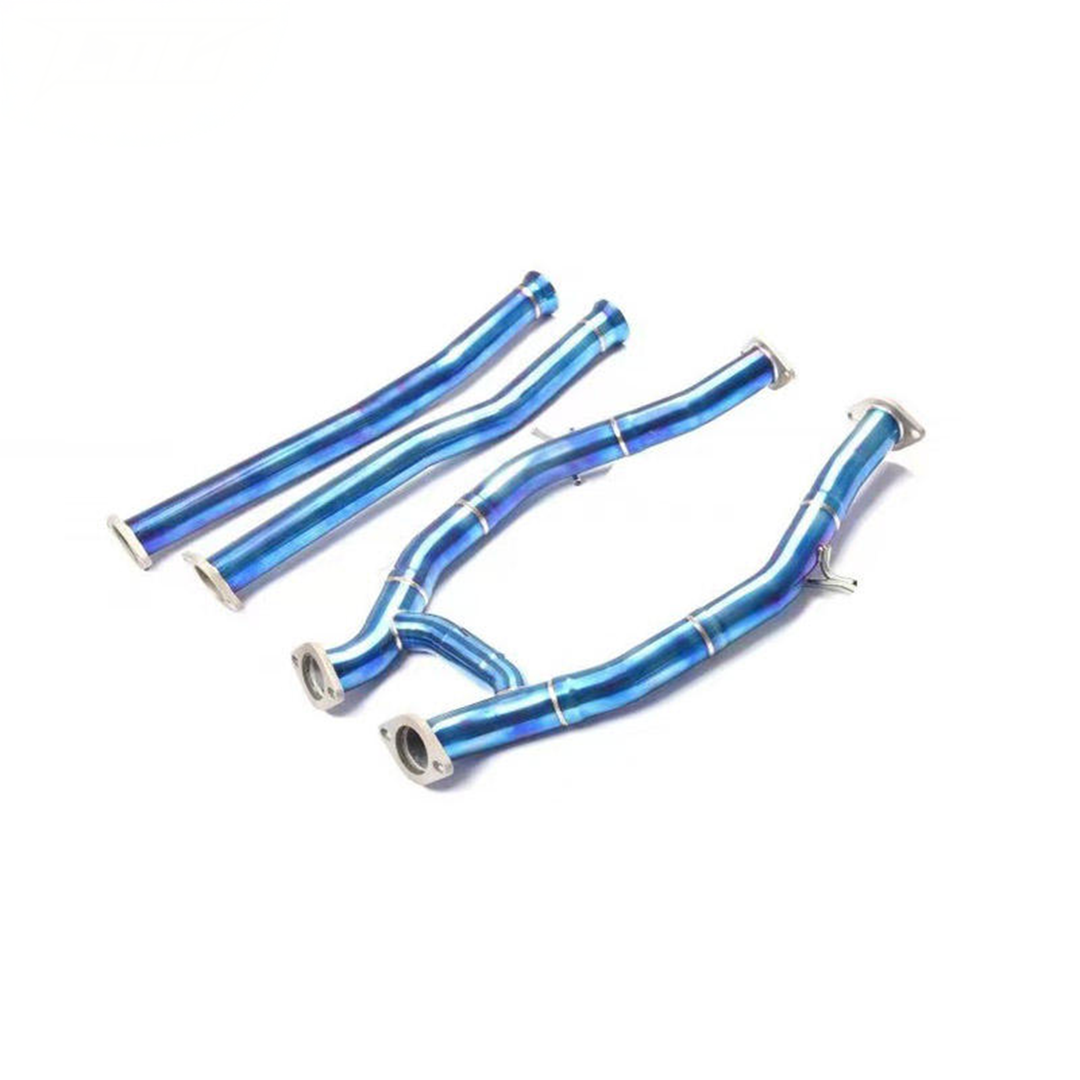Titanium Valved Catback Exhaust System for Mercedes Benz S63 S63 Coupe C217 5.5T