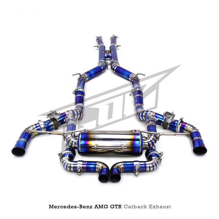 Titanium Valved Catback Exhaust System for Mercedes Benz AMG GT R C190 4.0T