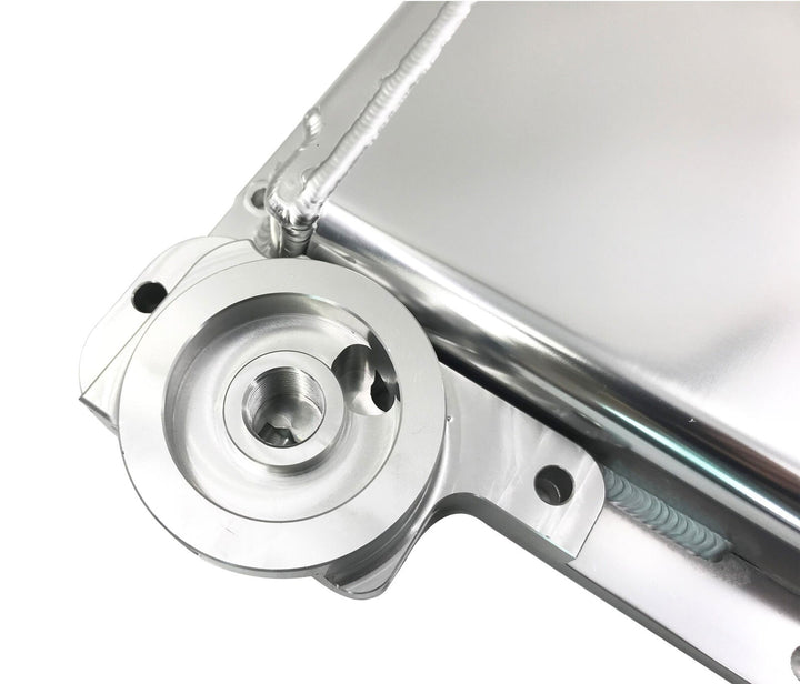 Racing Front Sump Aluminum LS1 LS2 LS6 Oil Pan w/billet Oil Filter Adapter