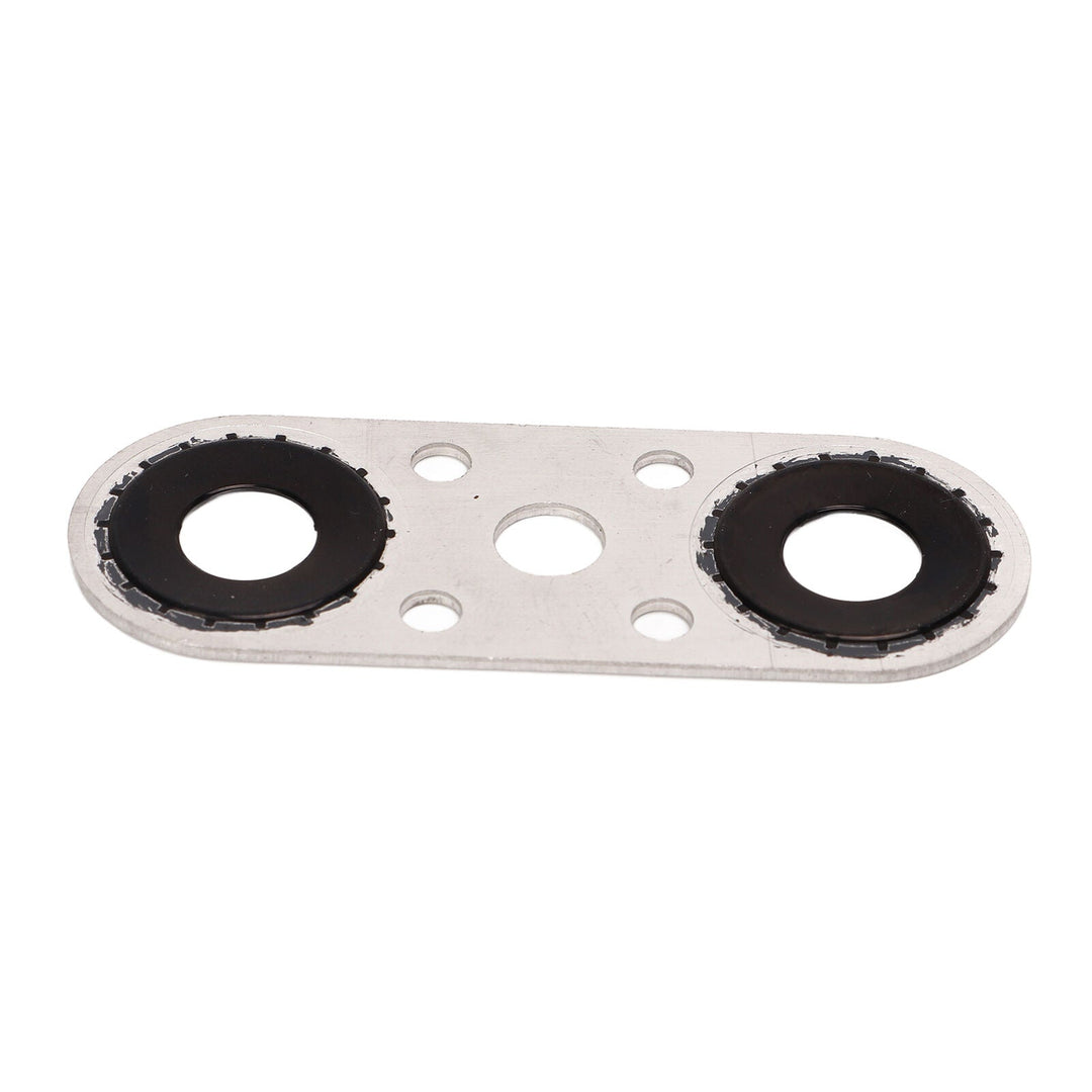 Transmission Cooler Line Adapter Plate with Gasket and 6AN Fittings Compatible with 6L80E 6L90E 8L90E Oil Seal Line Connector for Braided Hose Set