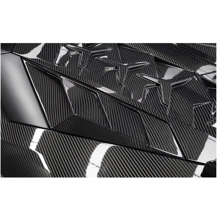 SVY Style Dry Carbon Fiber Rear Side Air Intake Panels for Lamborghini Aventador