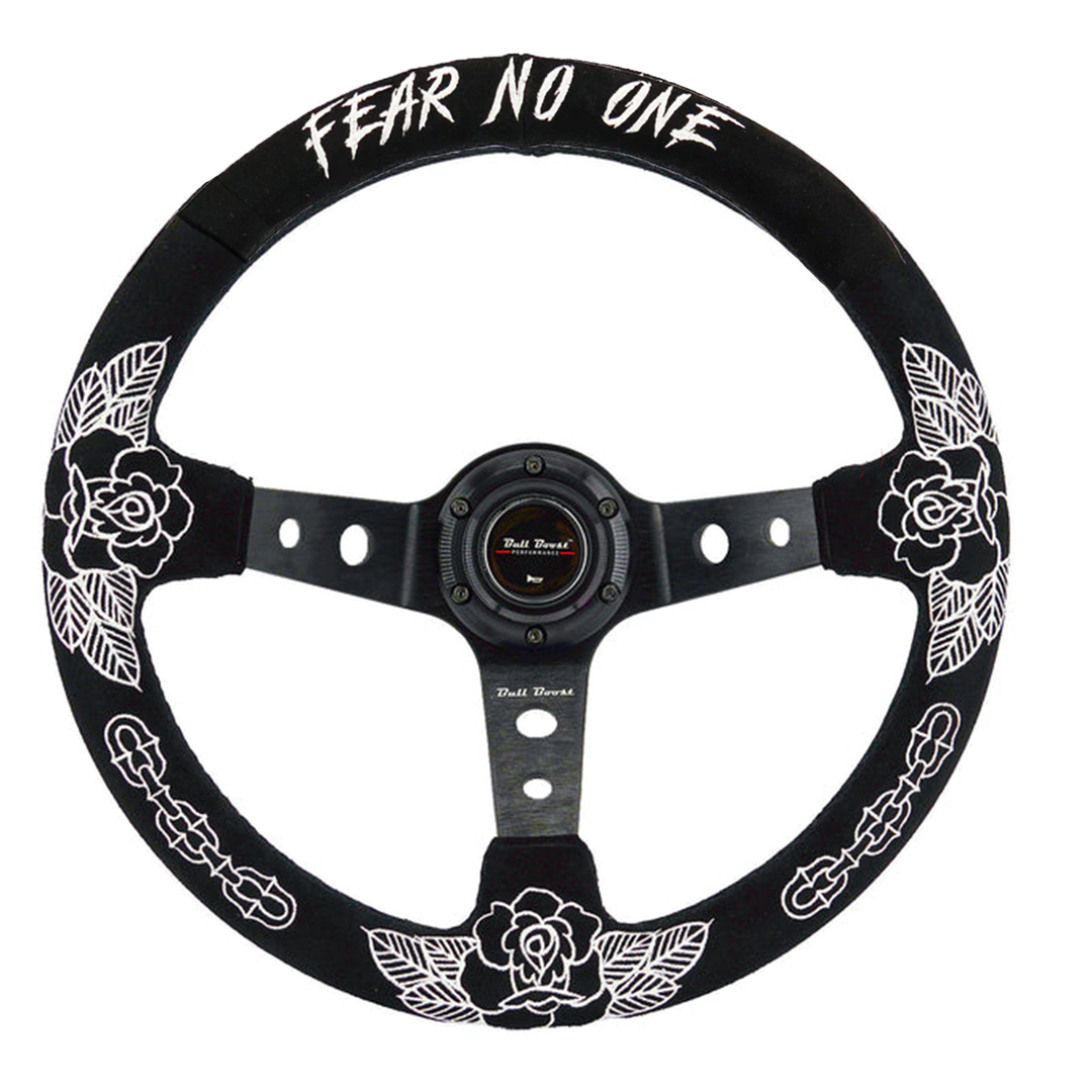 BW Rose Steering Wheel + Hub Adapter Kit For Toyota Pickup, Corolla, 4Runner, MR2, Camry