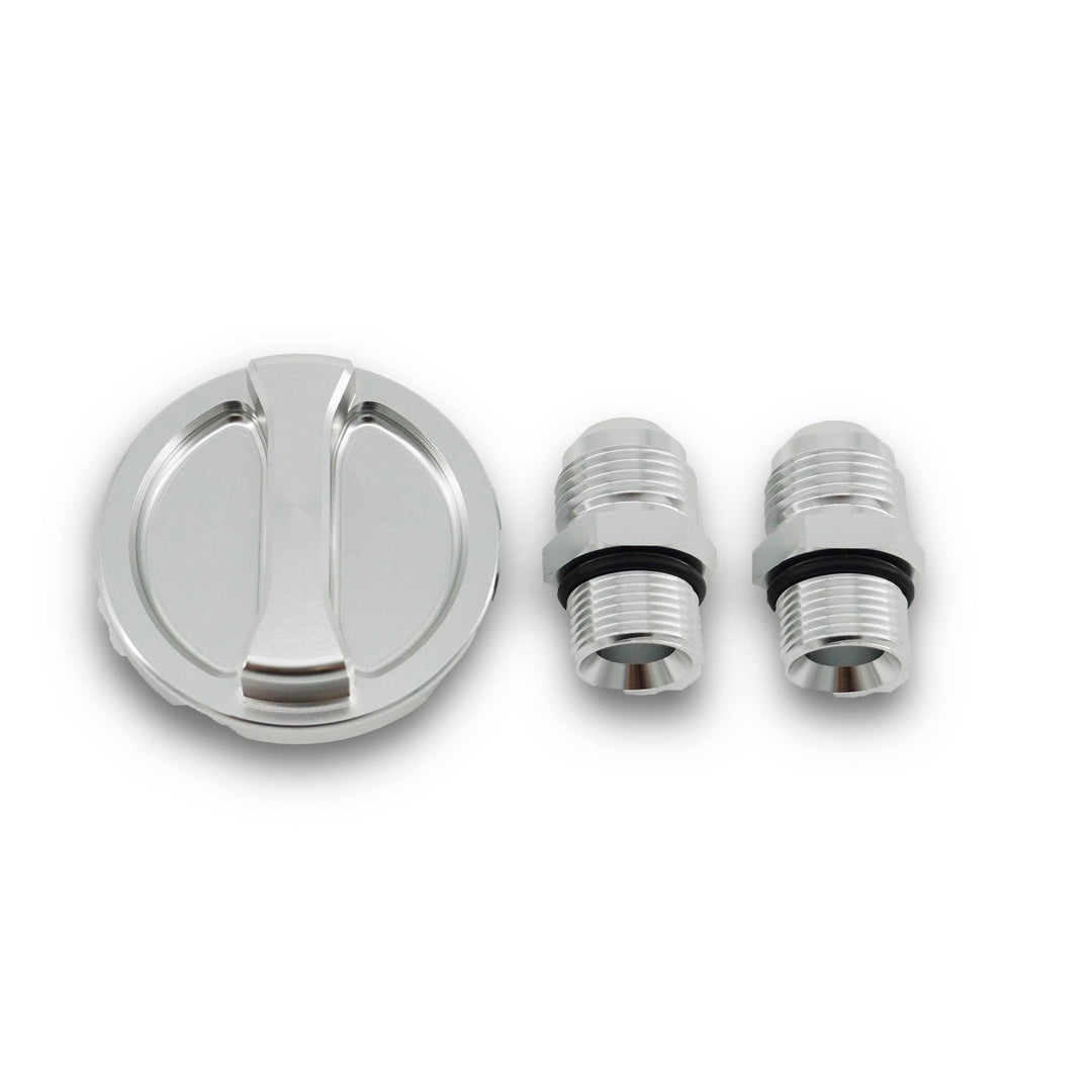 Toyota Supra 2JZ GTE Non-VVTI Billet Valve Covers Anodized Oil Cap Bolts 2J AN10