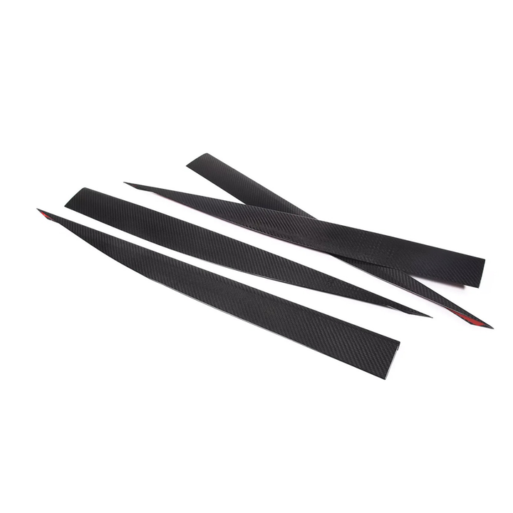 Carbon Fiber Side Skirt Trim Strip for Chevrolet Corvette C8 Stingray Coupe